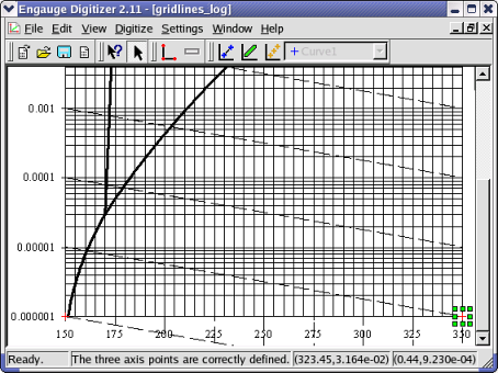 Picture of slanted grid lines