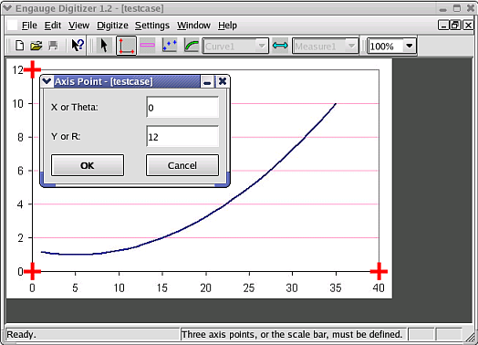 engauge digitizer curve point tool